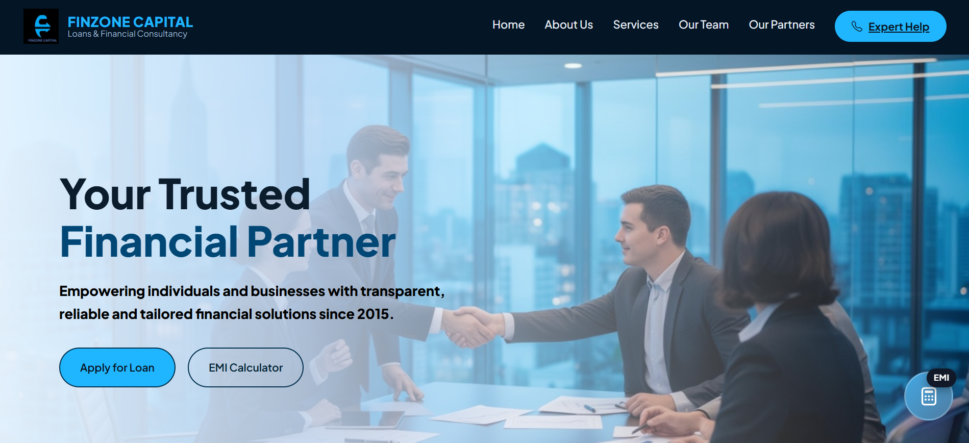 Finzone Capital Website